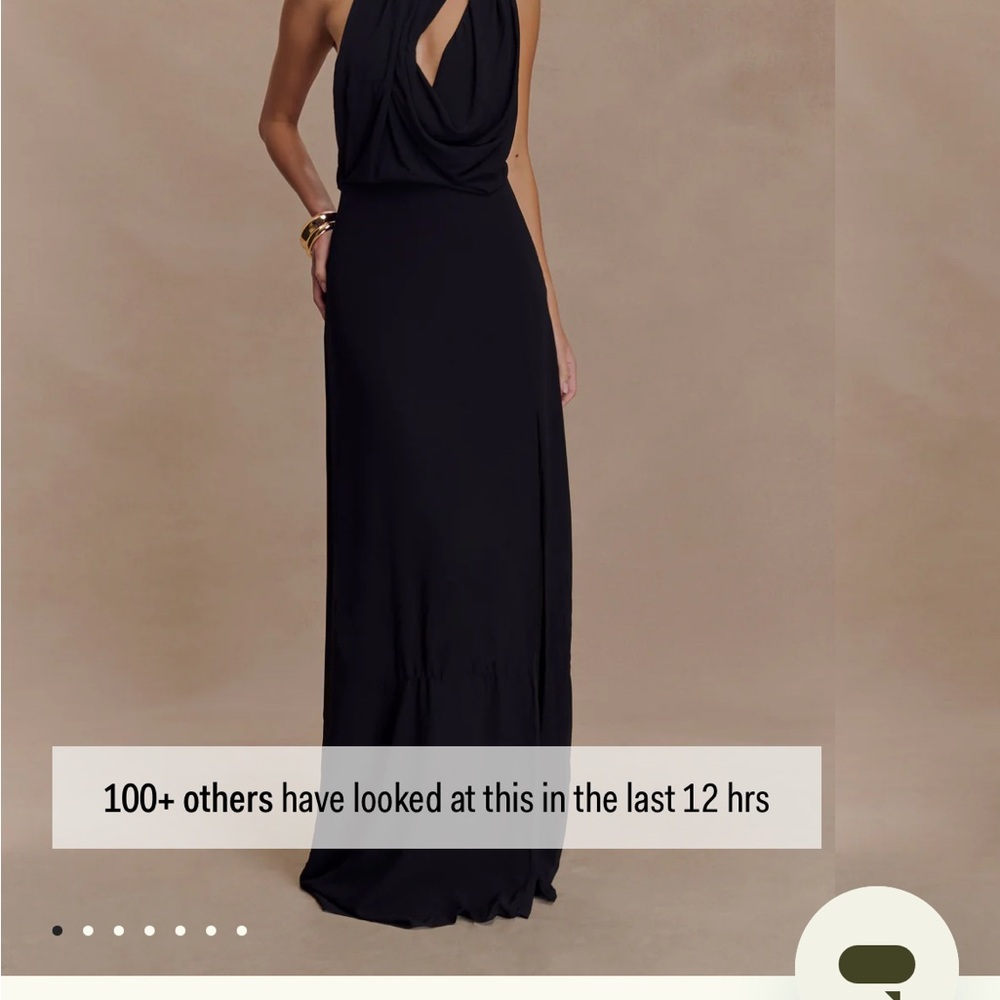 Meshki One Shoulder Black Dress